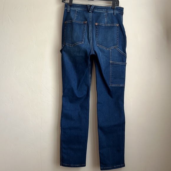 Duluth Trading co double chap jeans size 6 high waisted EUC - Picture 5 of 8